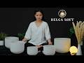Healing Sound Therapy with Crystal Bowls🌙Soothing Meditation Sound for Deep Relaxation by Helga Soft
