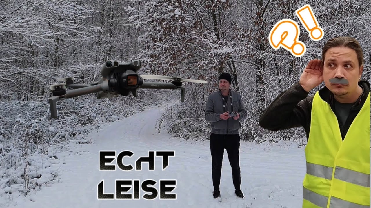 Erster Flug bei Schnee mit den Drohnen. #DJI Mini 5 Pro #DJI Mini 4 Pro #Drohne