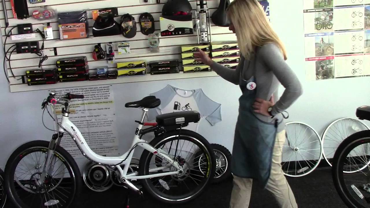 PRODECO 'STRIDE R' ELECTRIC BIKE - BEAUTIFUL STEP-THRU COMFORT CRUISER -