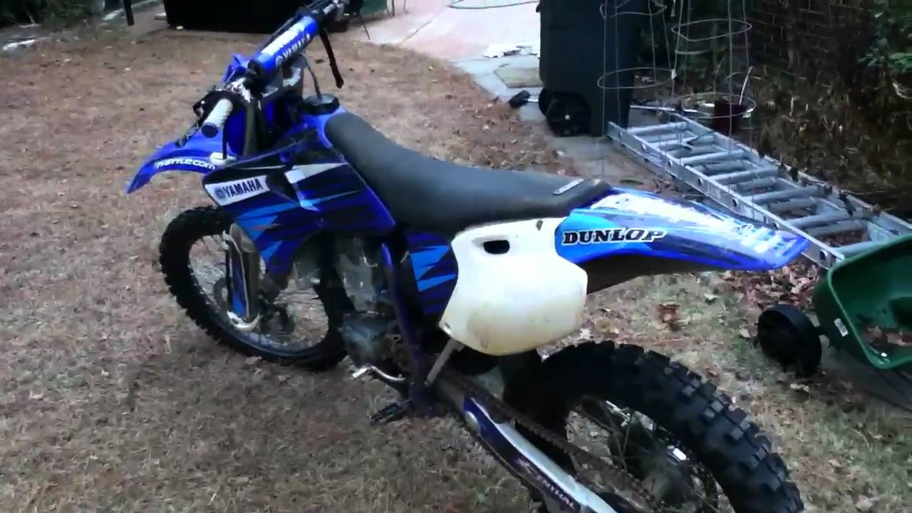 Yamaha yz426f startup/walkaround - YouTube