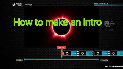 Intro and outro for share factory [PS4 ONLY]