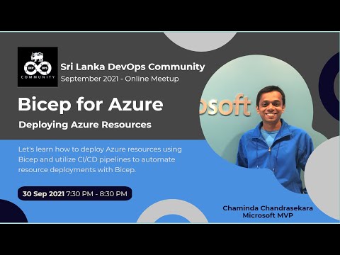 SL DevOps Community - Sep 2021 Meetup - Bicep for Azure Infra as Code