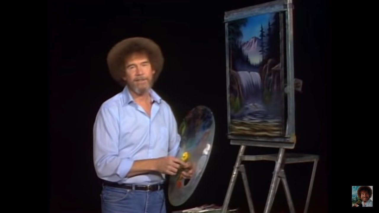 Resim Sevinci The Joy Of Painting With Bob Ross 2 Picture Prince When Doves Cry Bob Ross