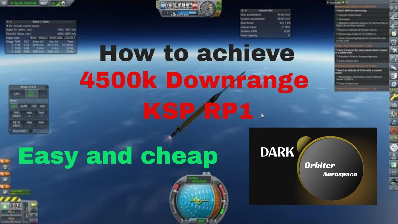 Ksp Rp KSP RP-1 Tutorial | How to achieve 4500km Downrange | Updated 2023 ...