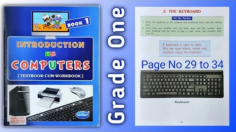 Exercise STD 1st | The Keyboard | Introduction to computers | NavNeet | Kids School
