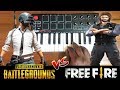 PUBG vs Free Fire | New Game Theme 2019 | Cover By Raj Bharath