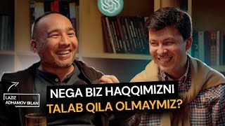 AI inqilobi. 70% odam soliq to'lamaydi. O'g'irlash normalligi - Laziz Adhamov bilan podcast