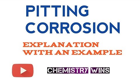 PITTING CORROSION || CORROSION @sadhanadhananjaya CHEMISTRY WINS #chemistry