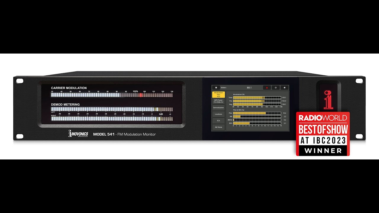 541 FM Modulation Monitor - YouTube