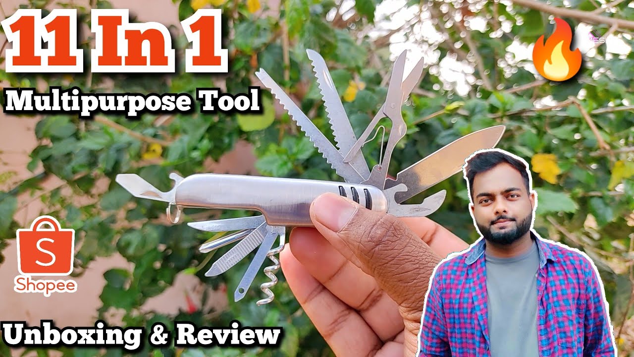 11 In 1 Multipurpose Tool Pocket Size Survival Tool Unboxing And Review
