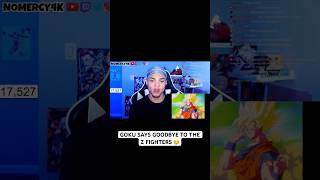 Goku says goodbye to everyone #dragonballreaction #dragonballzreaction