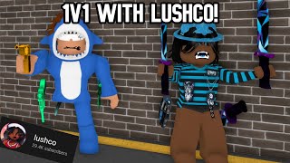 1v1 with @weheartlush in Murder Mystery 2! (YouTubers 1v1)