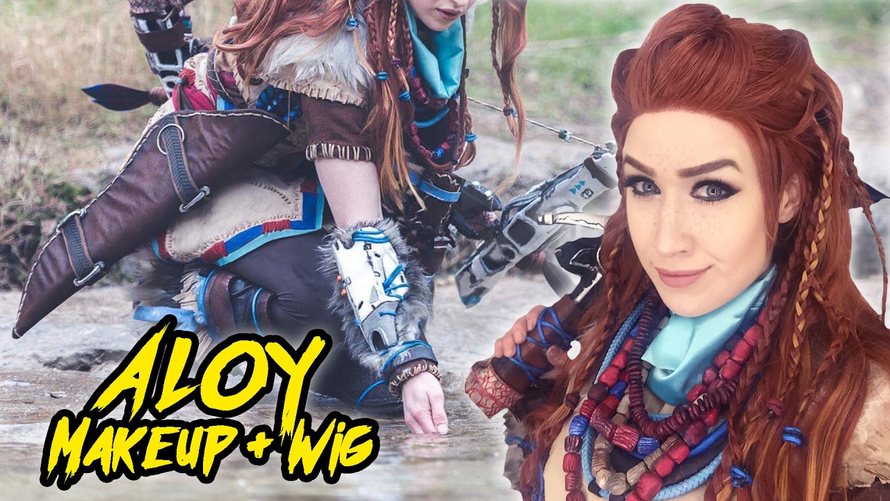 Post Apocalyptic Hair And Makeup Tutorial With Aloy Horizon Zero