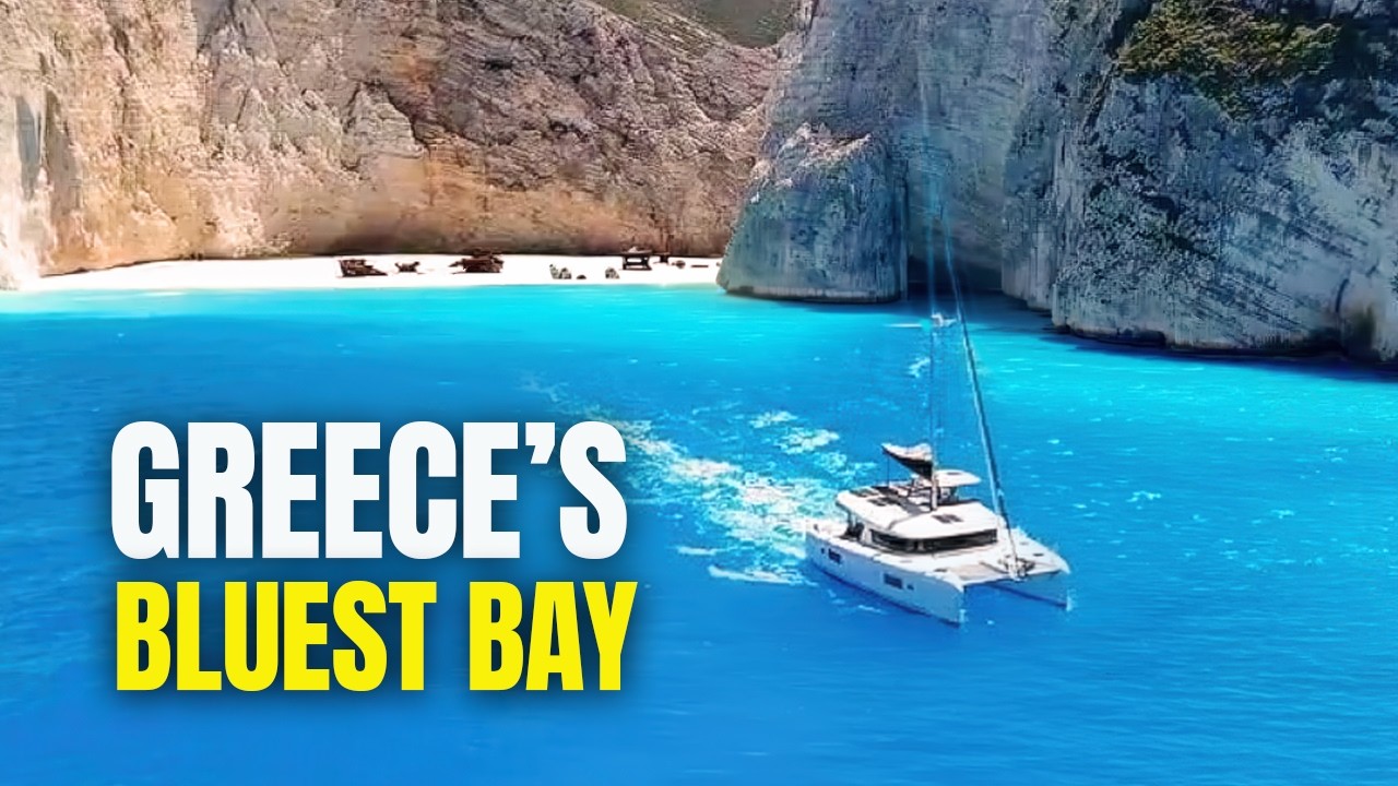 Sailing to Zakynthos on our Lagoon 42 Catamaran