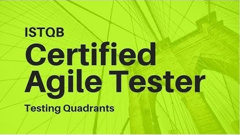 ISTQB-AT | Testing Quadrants