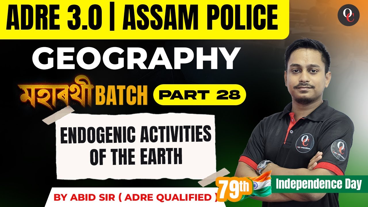 ADRE 3.0 Maharathi Batch | Geography | Only Competition | By Abid Sir ...