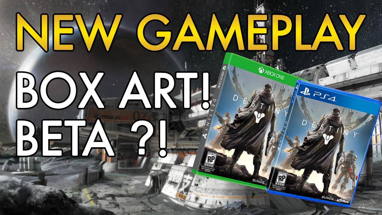 Destiny Official Box Art Revealed, Moon Gameplay Trailer, Public Beta?!