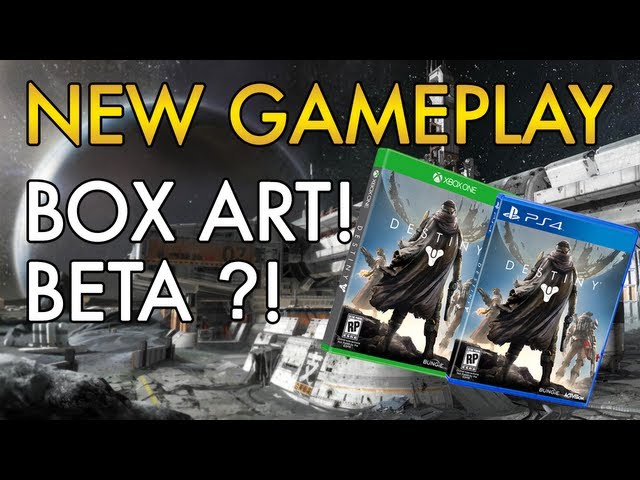 Destiny Official Box Art Revealed, Moon Gameplay Trailer, Public Beta?!