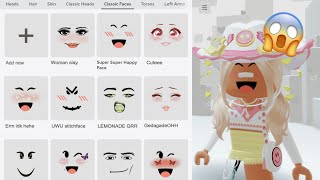 What if you can create roblox faces.. 😳😱🤑