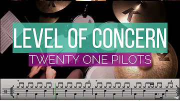 Level Of Concern|twenty one pilots|Drum Cover with Drum Sheet Music Notation