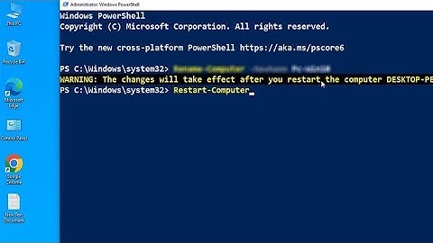 How To Rename Computer Using Power Shell Windows 10 - 11