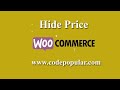 How to hide Woo-commerce Price in WordPress