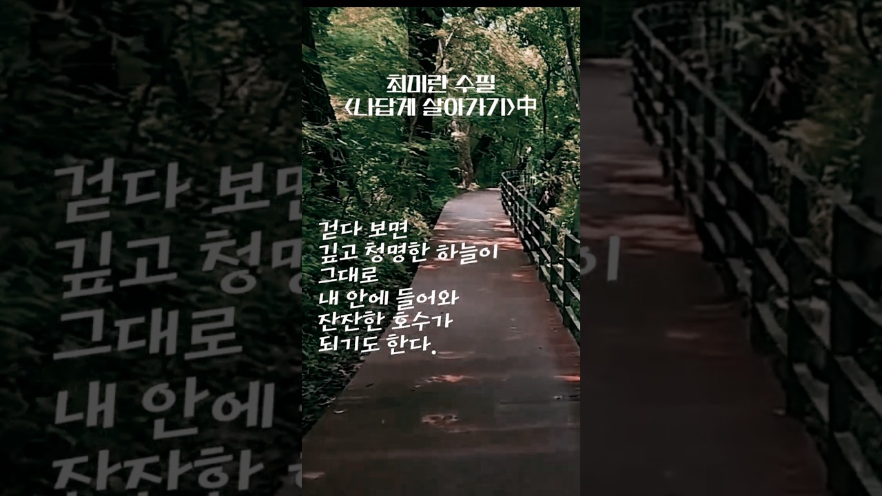 최미란 수필, '나답게 살아가기' 中에서 #최미란 #수필 #에세이 #그땐몰랐다