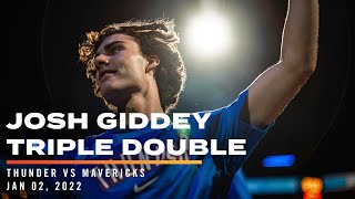 Josh Giddey YOUNGEST TRIPLEDOUBLE IN NBA HISTORY