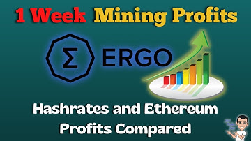 Ergo 1 Week Mining Profits | Hashrates and Ethereum Profits Compared