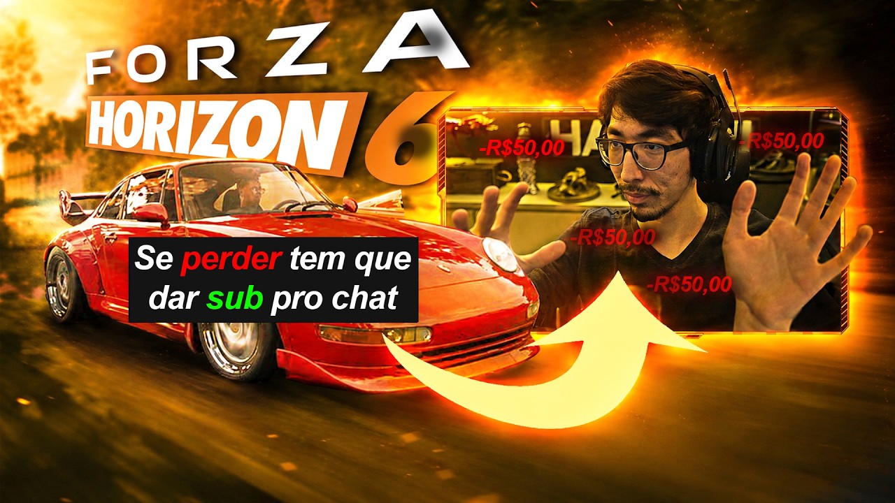 A COMPETIÇÃO CONTINUA: STREAMER vs CHAT! - Forza Horizon 6 #03