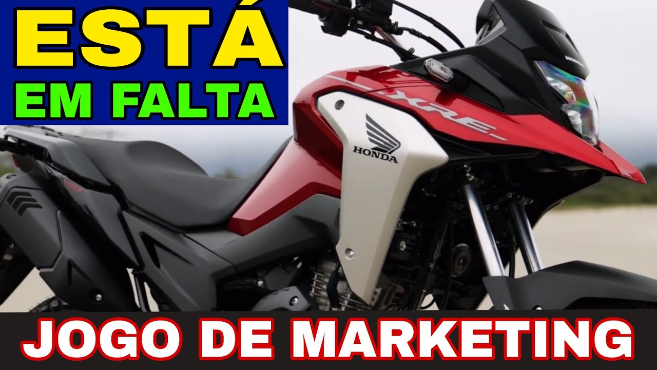XRE 190 está em FALTA nas LOJAS!