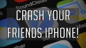 FREEZE & CRASH YOUR FRIENDS iPHONE! NEW iOS 10 BUG!