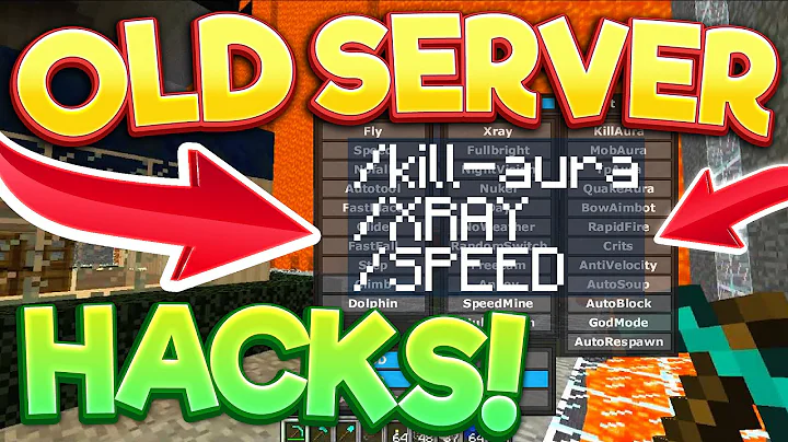 HACKING ON THE OLDEST MINECRAFT SERVER EVER