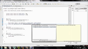 Android  development with AndEngine Vid 2 - Displaying a screen