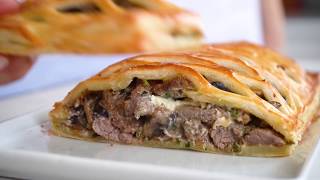 Recette La Vache qui rit® Chef - Feuilleté de Bœuf façon Wellington