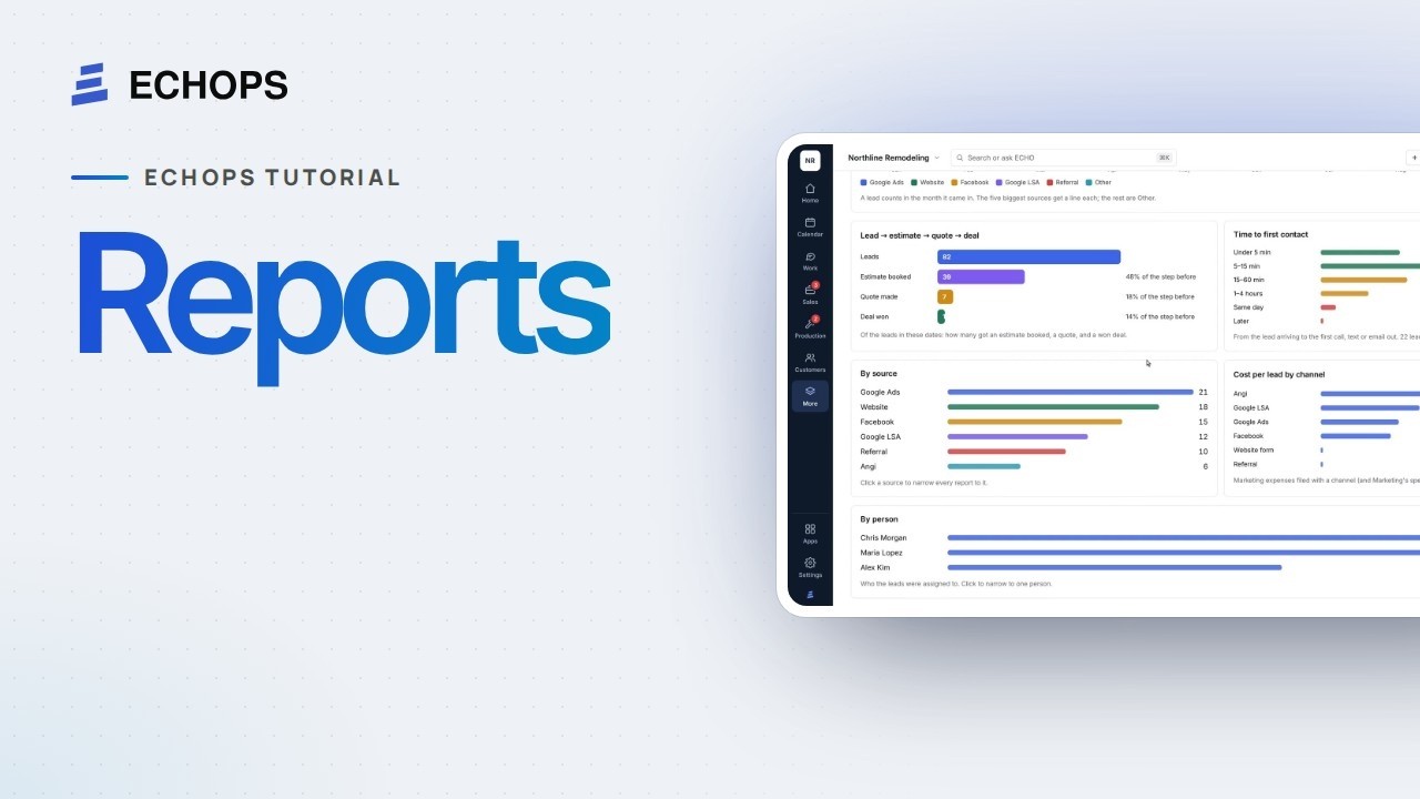 Reports | ECHOPS tutorial - YouTube