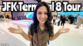 JFK Terminal 8 Full Tour ✈️ Airlines, Amenities & Tips! Ttd #travel #airport 