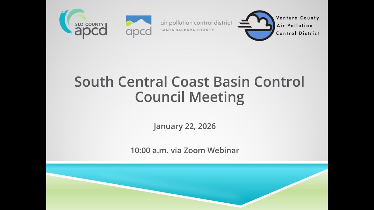 South Central Coast Basin Control Council Special Meeting - January 22, 2026
