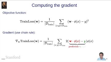 Artificial Intelligence & Machine Learning 2 - Linear Regression | Stanford CS221: AI (Autumn 2021)