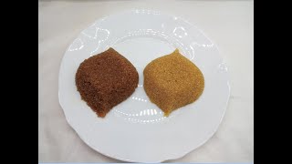 طريقه عمل السكر البنى ( الفاتح_الغامق ) / homemade brown sugar