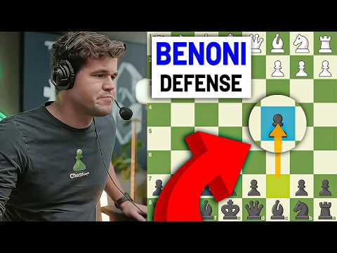 Magnus Carlsen Plays a Perfect Benoni Defense!