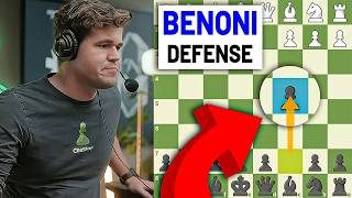 Magnus Carlsen Plays a Perfect Benoni Defense!