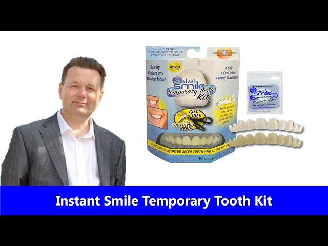 Instant Smile 30 Assorted Temporary Tooth Kit Deluxe 3 Shades Replacement  Kit
