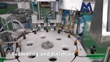 Automatic Vial Filling Line Bottle Filling Capping Machine Small Bottle Filling Crimping Machine