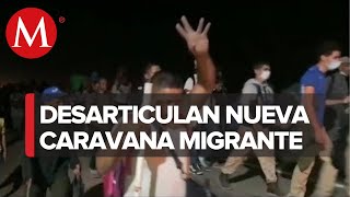 The first migrant caravan of the year leaves Tapachula, Chiapas, heading to the U.S.