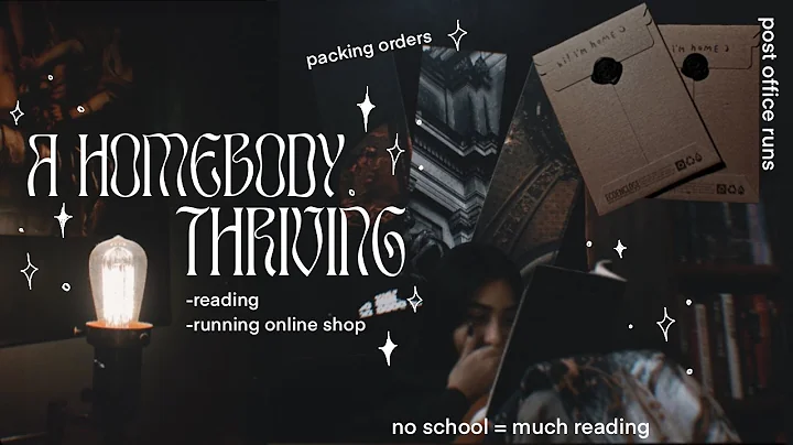 reading, packing orders, drawing .vlog036.