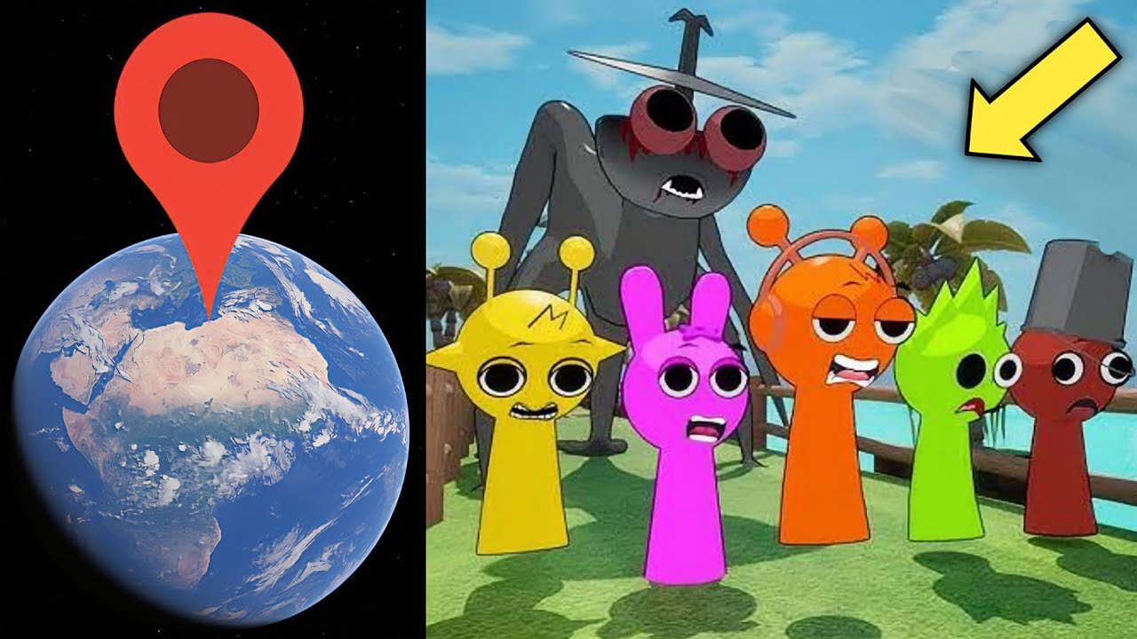 Clurk Incredibox Sprunki Chase You on Google Earth!