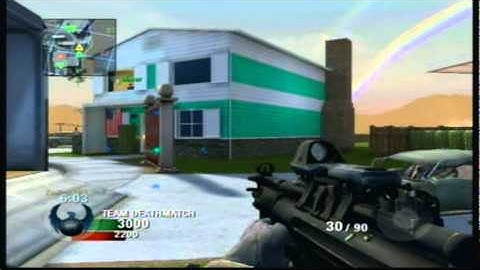 Call of Duty Black Ops WII|TDM 1 Nuke town|OMG This Game Might just be good.....