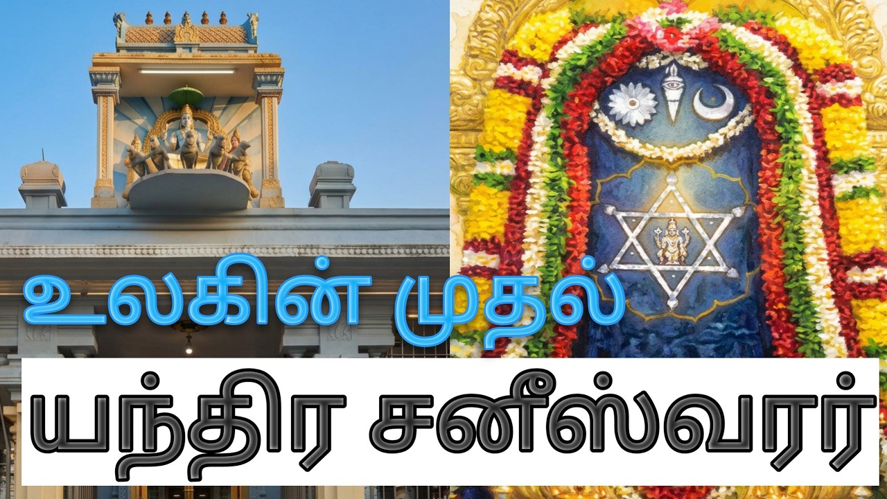 யந்திர வடிவில் இருக்கும் சனி பகவான் | உலகில் வேறு இங்கும் இல்லாத தனித்துவமான ஒரு கோயில் |