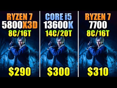 R7 5800X3D vs. i5-13600K vs. R7 7700 - Which CPU is Better Value for MONEY?